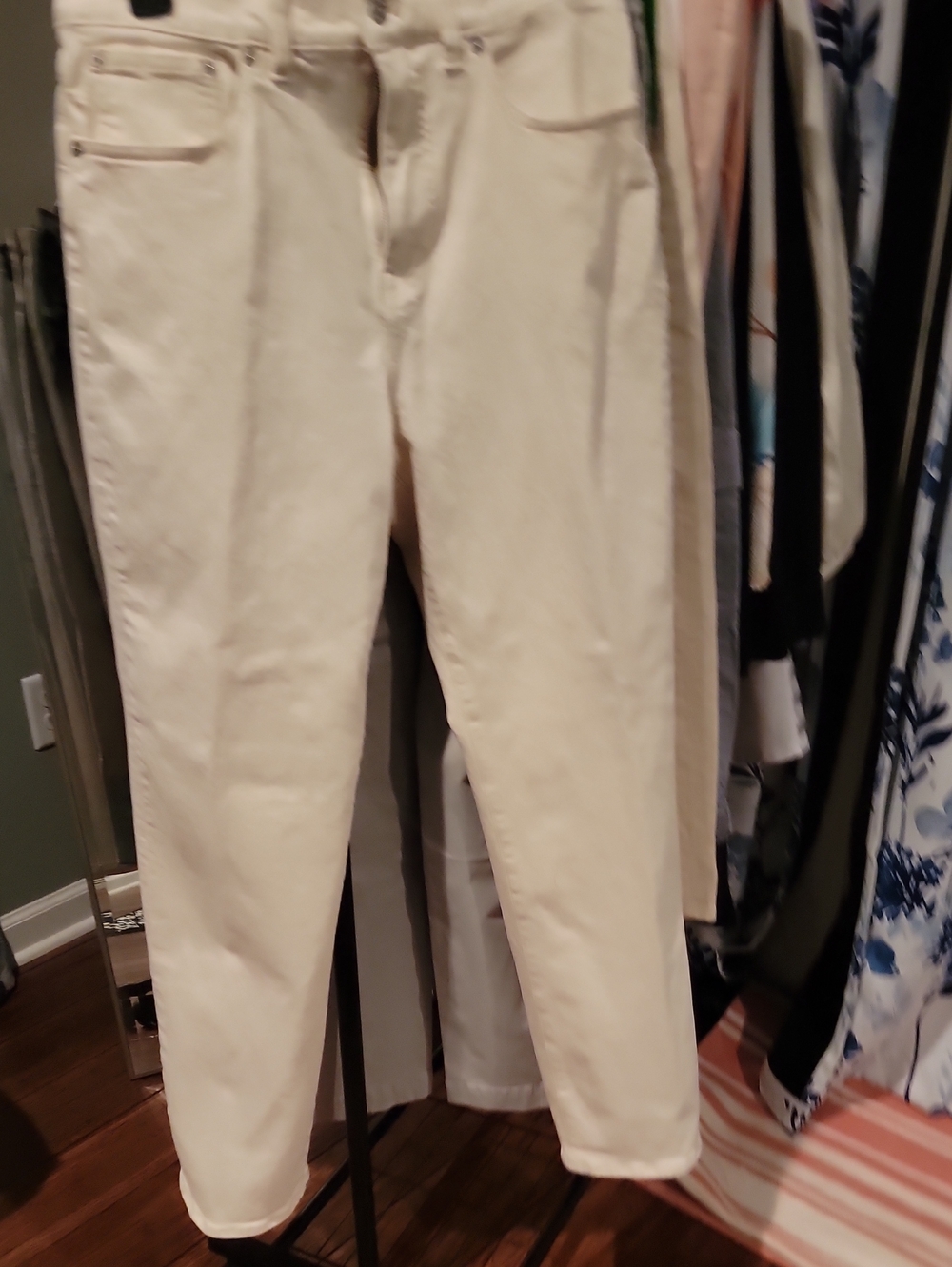 Womens MADWELLCream Casual Pants - Classic Straight Fit